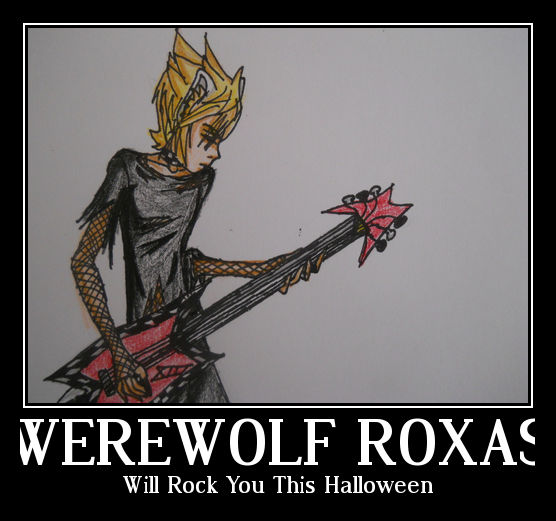 Wulfy Roxas Werewolf Roxas Mot. Poster by Goth-Angel-13 on DeviantArt
