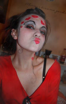 Queen of Hearts Makeup