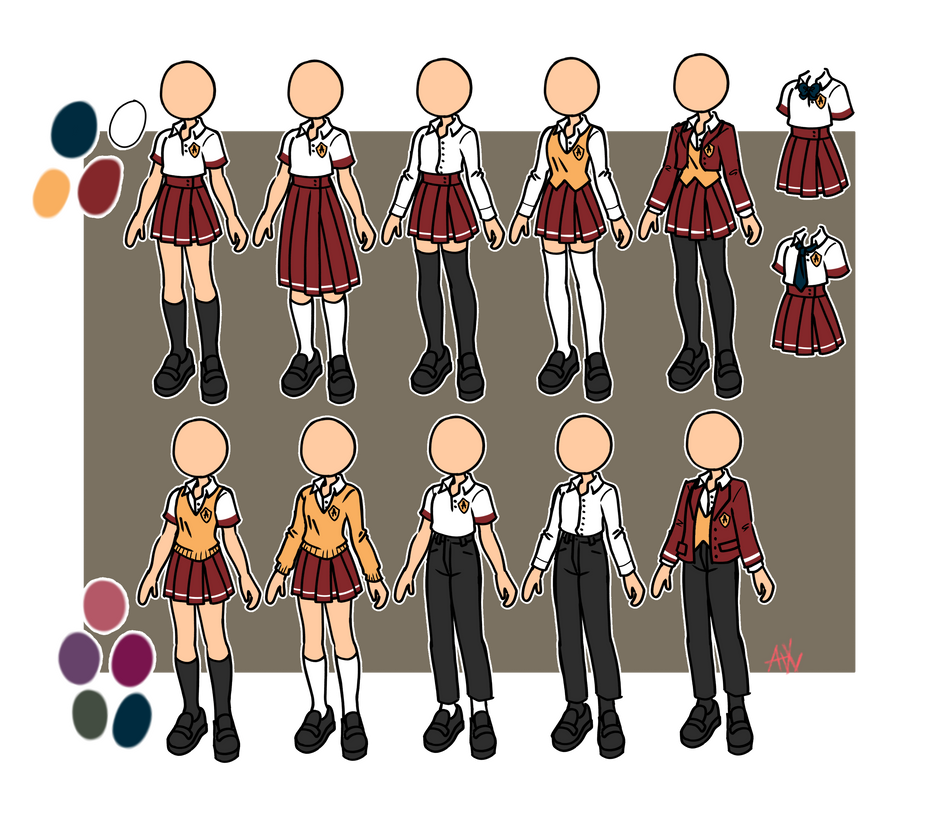 Akademi school uniform by animevampLlover on DeviantArt