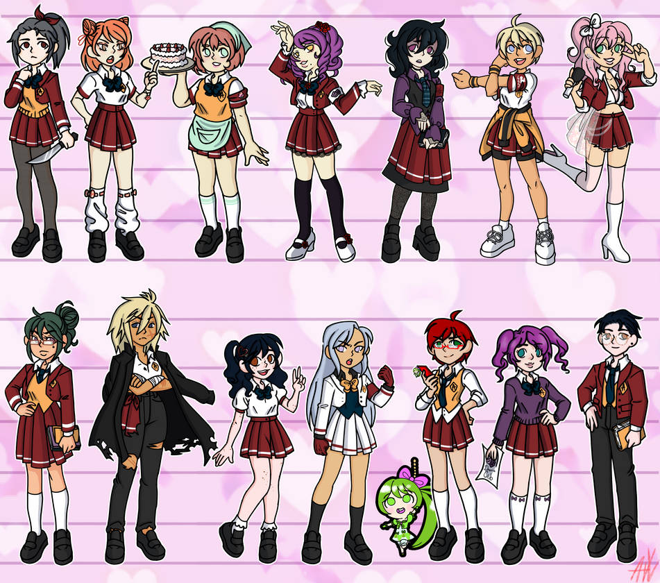 All 2022 Yan Sim redesigns by animevampLlover on DeviantArt