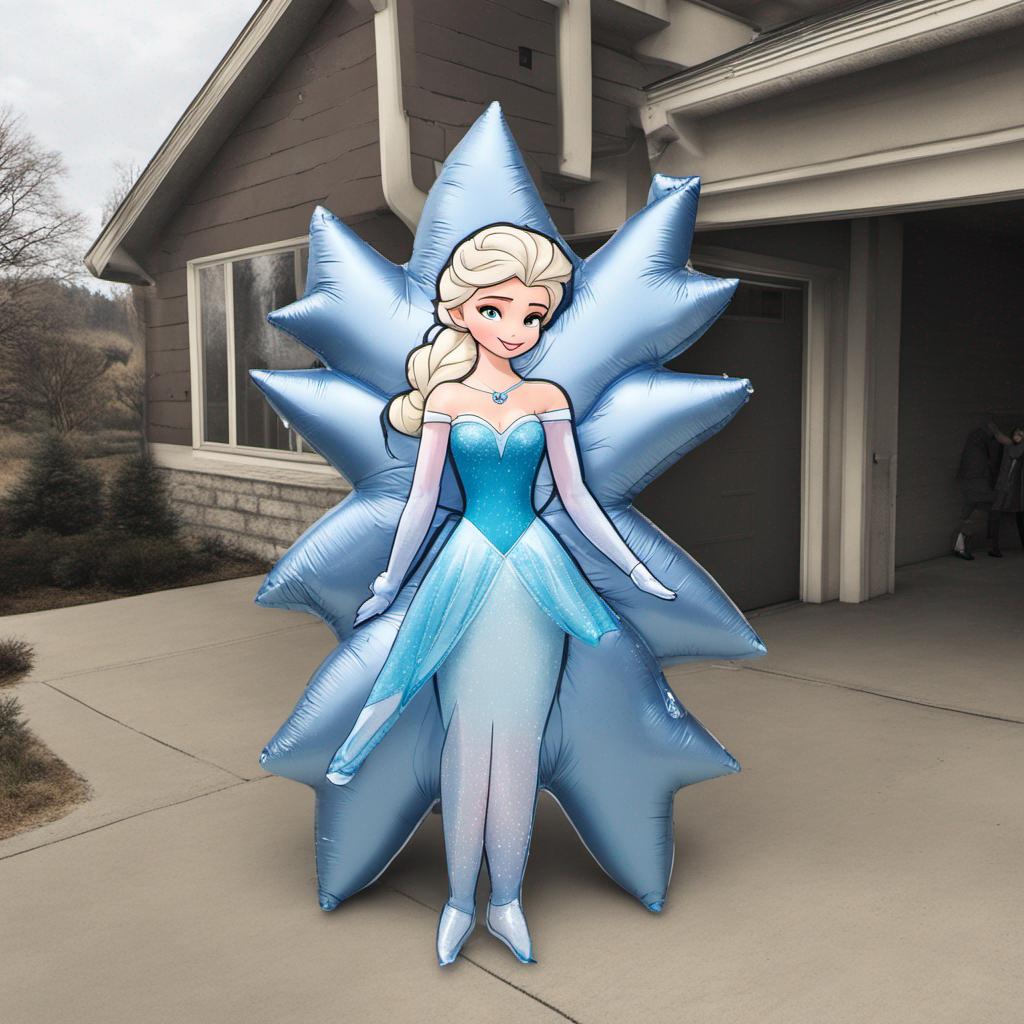 Inflatable Elsa Inflatable Elsa Mylar Doll by inflatablelover8462 on DeviantArt