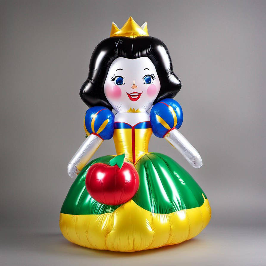 Inflatable Snow White Mylar Doll