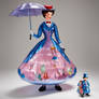 Inflatable Mary Poppins Mylar Doll 
