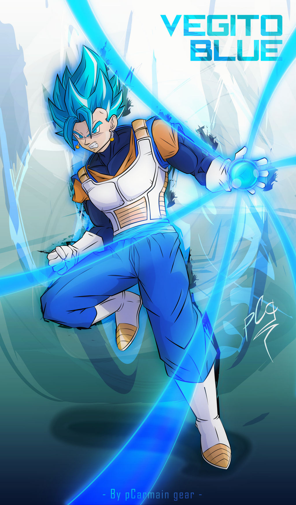 Vegito Blue v.2.0 by pCarmaingear on DeviantArt