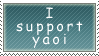 I support yaoi  stamp by Queen-of-Ice-Heart