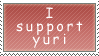 I support yuri  stamp