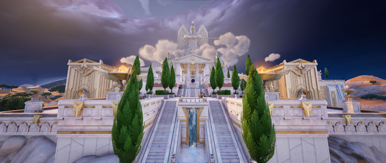 Mount Olympus Fortnite Wallpaper V1 by ChaseRosenthal on DeviantArt