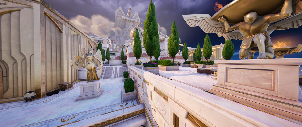 Mount Olympus Fortnite Wallpaper V2 by ChaseRosenthal on DeviantArt