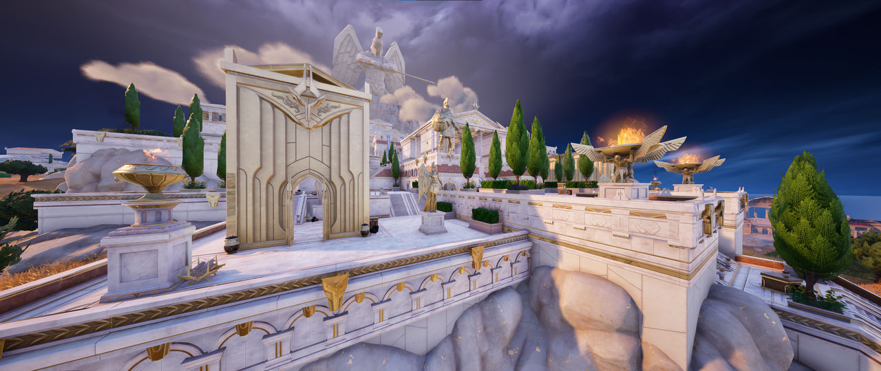 Mount Olympus Fortnite Wallpaper V3 by ChaseRosenthal on DeviantArt