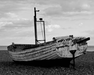 Aldeburgh Fishing Boat Bw 8x10 Watermarked