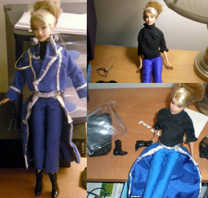 Riza Hawkeye Barbie Doll