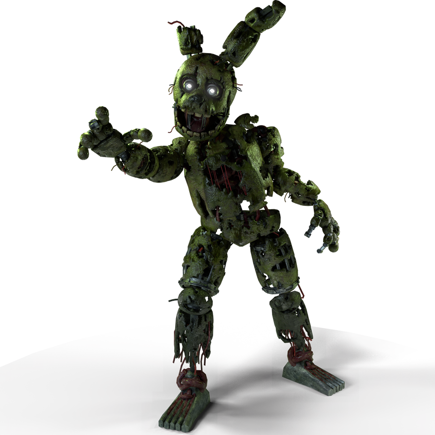 Springtrap Smash styled Render by Ham10k on DeviantArt