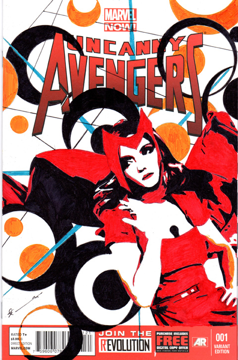 Uncanny Avengers Sketch Cover