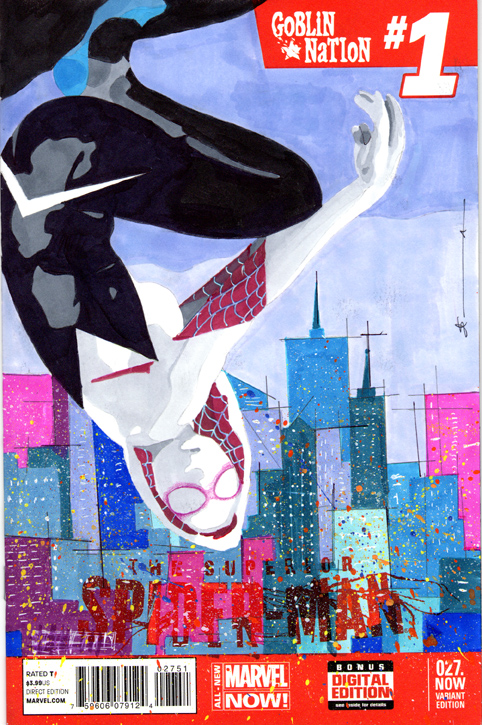 Spider-Gwen 1 Sketch Cover