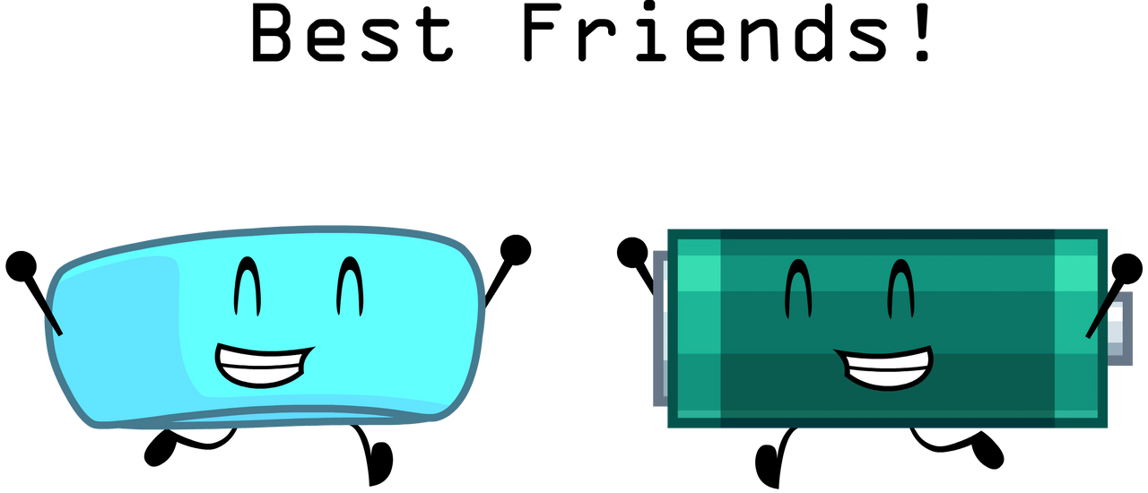 Battery Friend Best Friends! (Bracelety x Battery) by AquaDiamondDA on DeviantArt