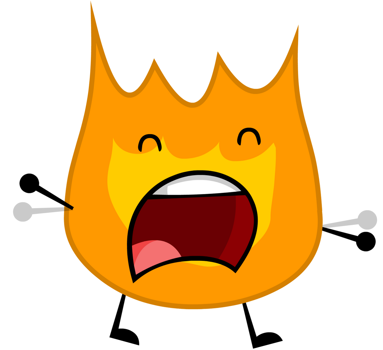 Screaming Firey by JhonneMaster66 on DeviantArt
