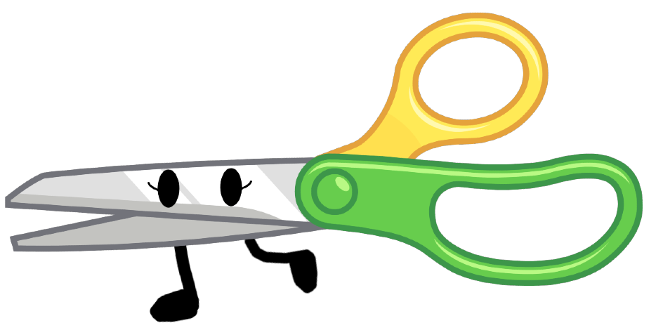 Scissors is here by BrandondaBoy3000 on DeviantArt