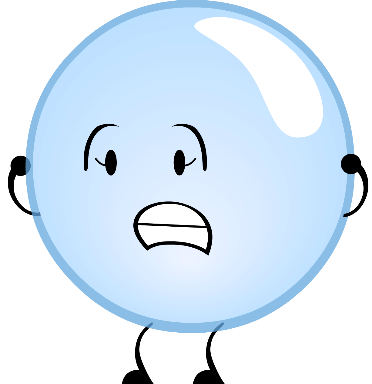 Startled bfdi character