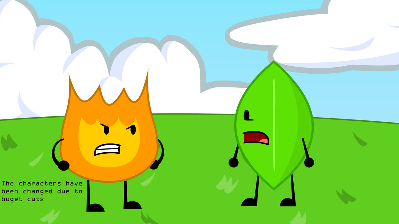 Firey and Leafy (with background) by JhonneMaster66 on DeviantArt