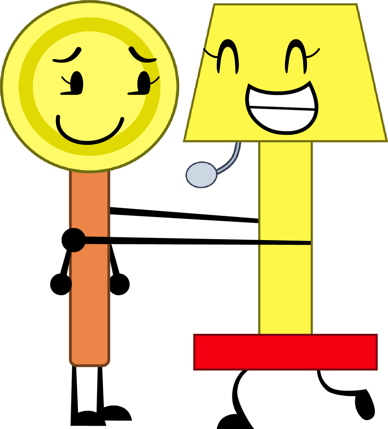 Floor Lamp and Lemon Lollipop by JM66AmazingArt on DeviantArt