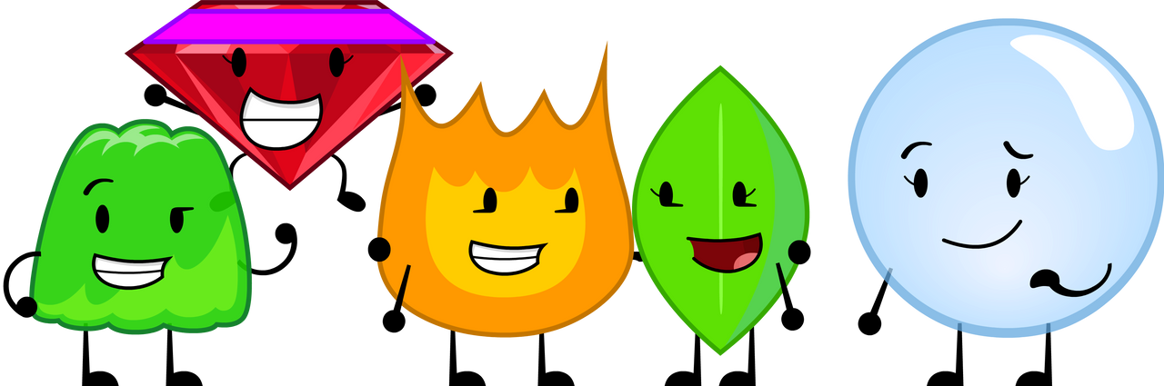 Just random BFDI characters by AquaDiamondDA on DeviantArt