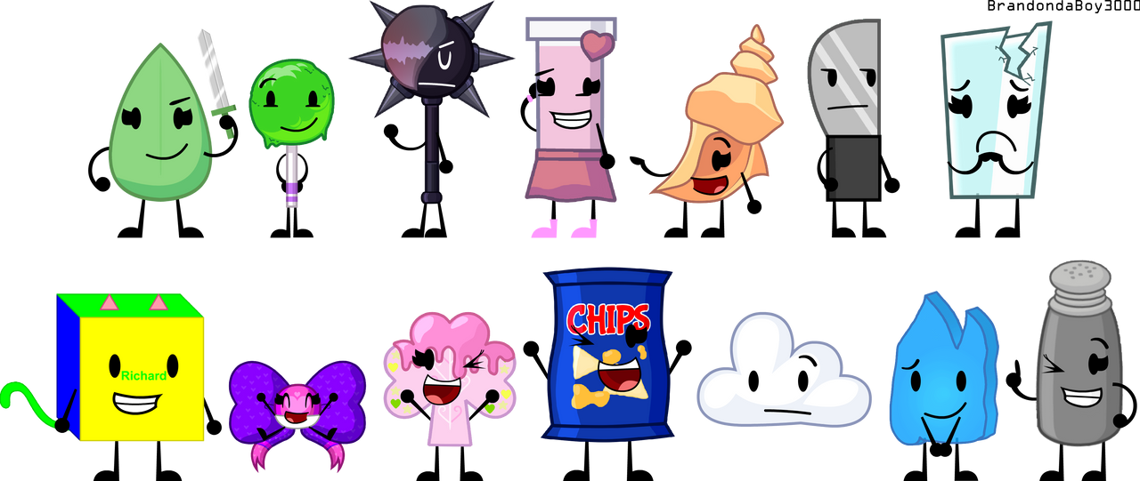 Object Random One Scene 14 random object show characters by AquaDiamondDA on DeviantArt