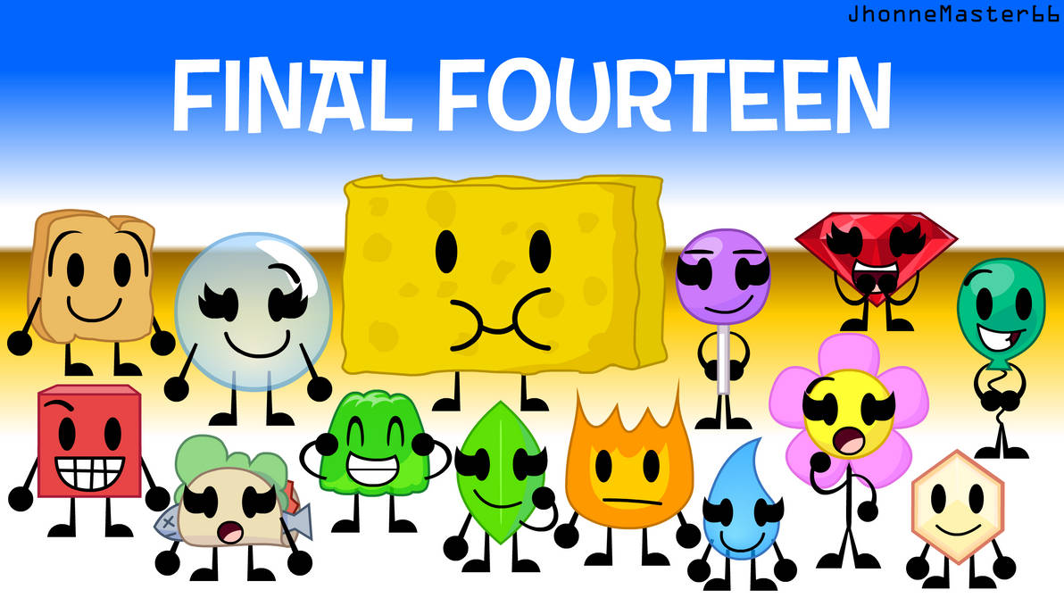 The Final 14 of BFB! (REMAKE) by JM66AmazingArt on DeviantArt