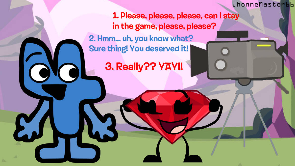 Four lets Ruby to stay in BFB! by JM66AmazingArt on DeviantArt