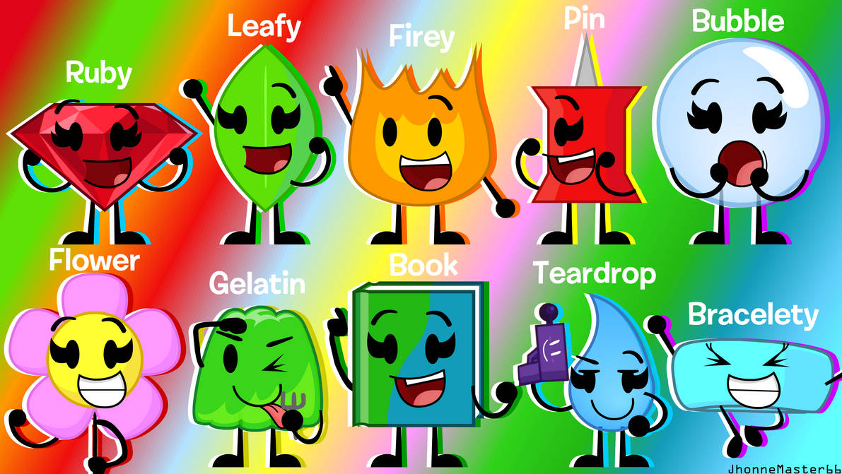 My Top 10 Favorite BFB/TPOT Characters! by JM66AmazingArt on DeviantArt