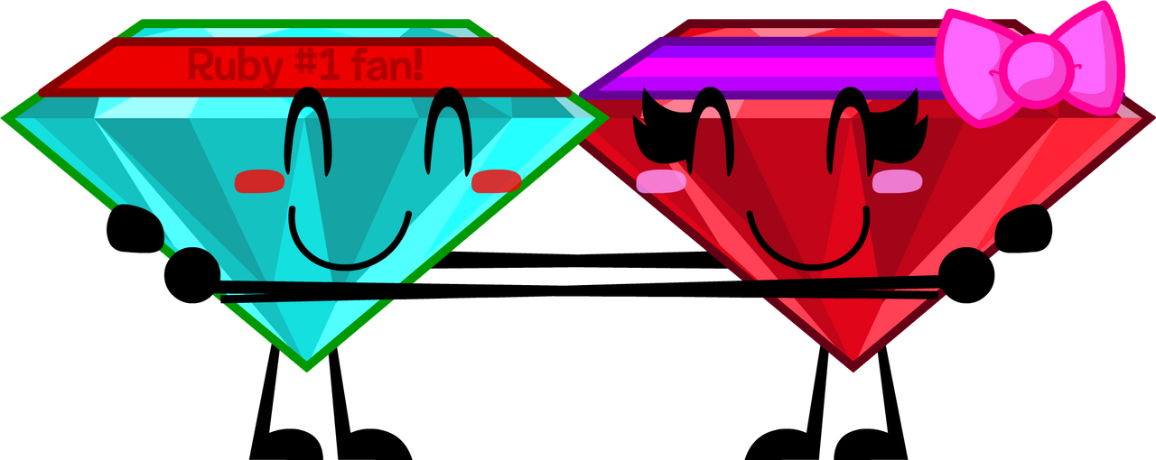 I am hugging together with Ruby!! by AquaDiamondDA on DeviantArt