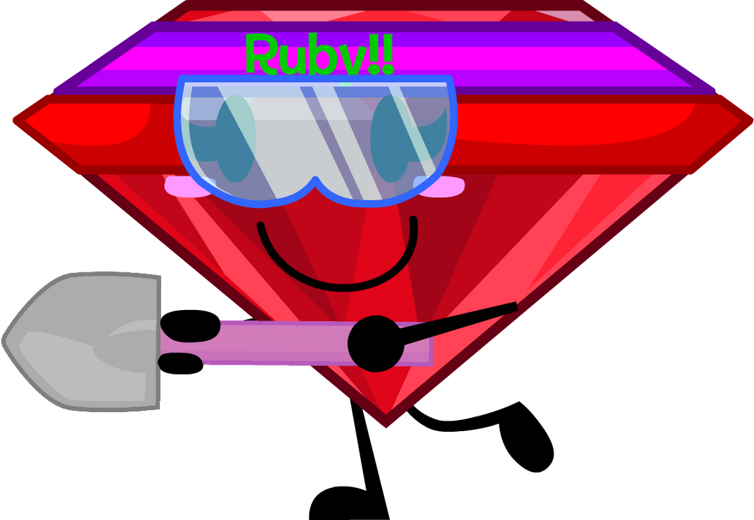 Ruby with shovel! by AquaDiamondDA on DeviantArt