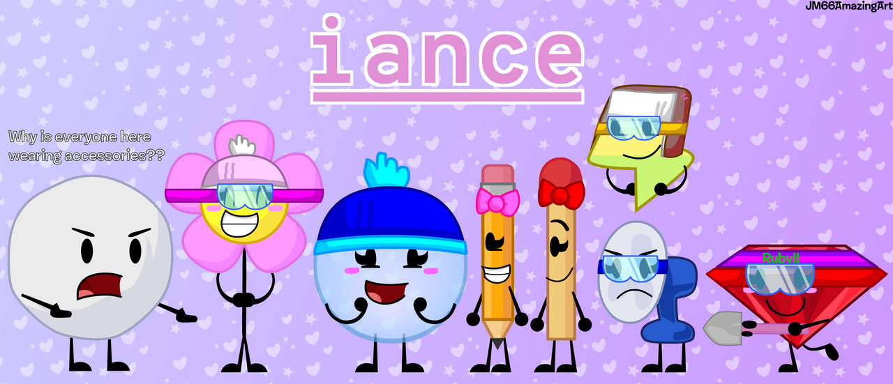 Bfb Q (BFB) Iance but cute!! by JM66AmazingArt on DeviantArt