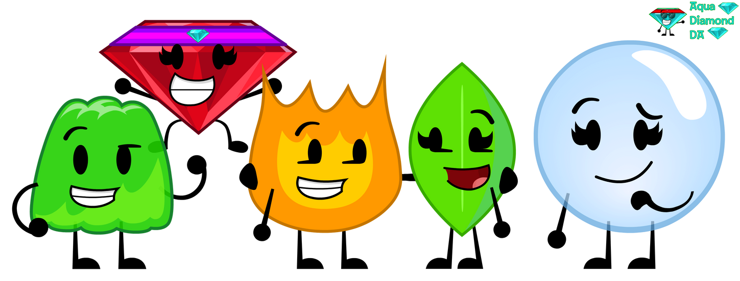 Just random BFDI characters (REMAKE) by AquaTheGemstoneFan04 on DeviantArt
