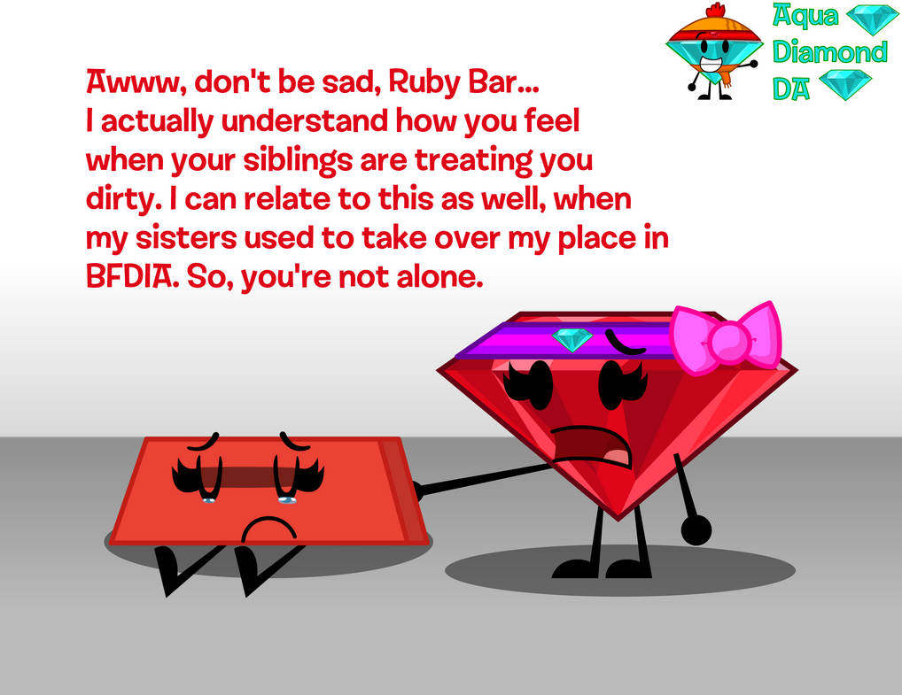 Ruby Bar Rbc Ruby comforting Ruby Bar by AquaDiamondDA on DeviantArt