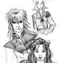 sketchy sketchy- Sarah and Jareth