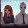 Scorpius and Rose at class