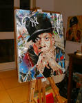 Jay Z painting by artbydavidc