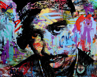 2PAC Mixed Media on Canvas