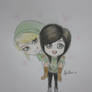 Christina Grimmie and Link chibi