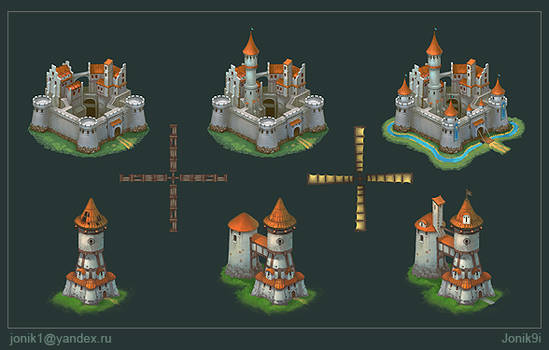 Buildings for game. Part 1