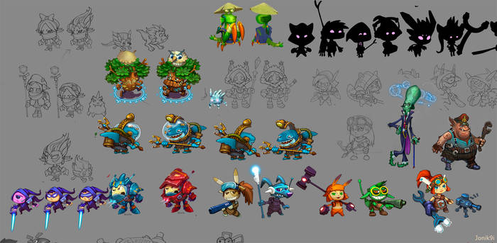 Concepts for game characters 3