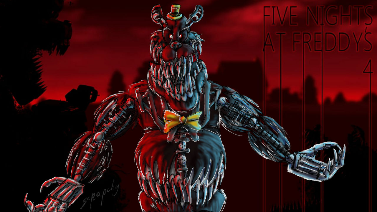 Nightmare Five Nights at Freddy's 4 by Scrapchy on DeviantArt