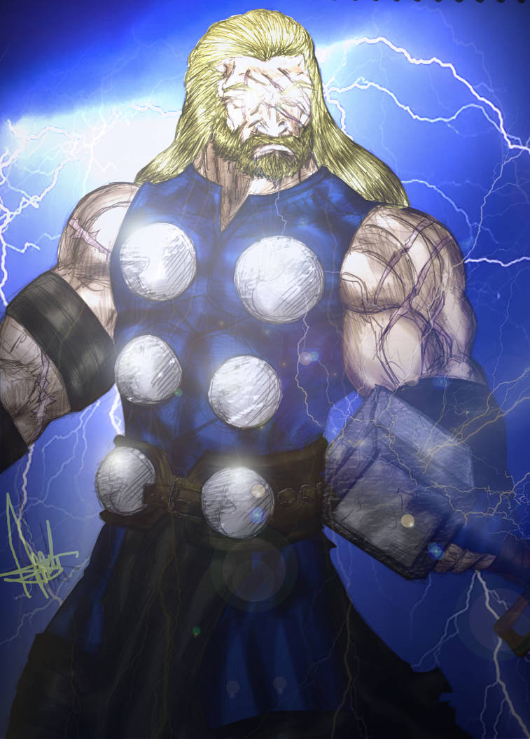 thor angry by SAMURAIBERTACHINI on DeviantArt