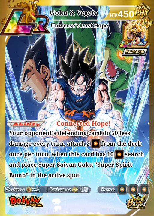 SSR Gogeta Blue Dragon Ball Trading Cards CCG