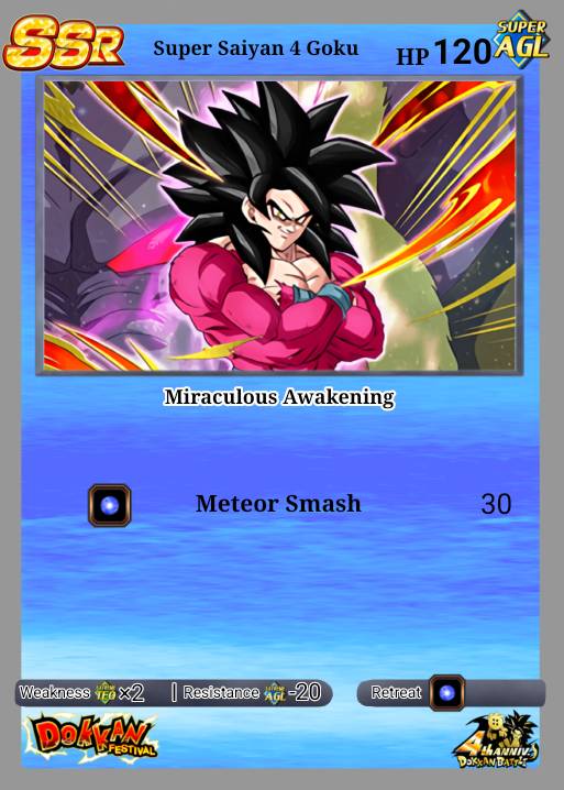 SSR Gogeta Blue Dragon Ball Trading Cards CCG