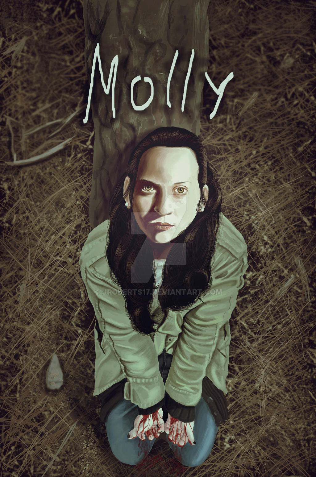 Molly cover for john burton comic