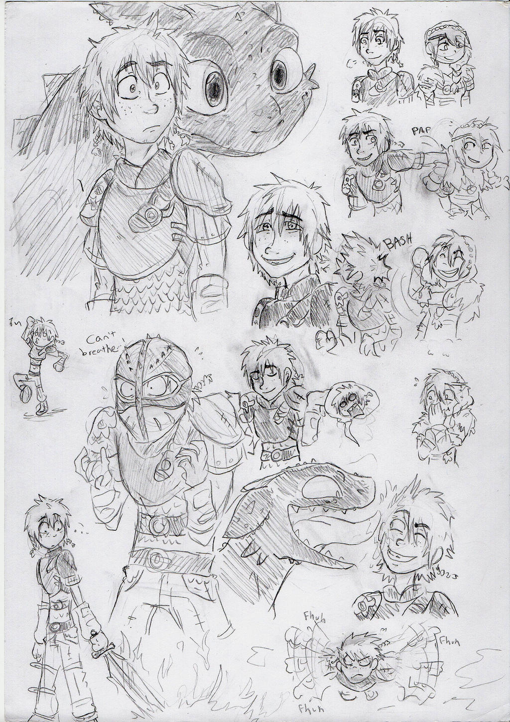 HTTYD2 - Hiccup doodles