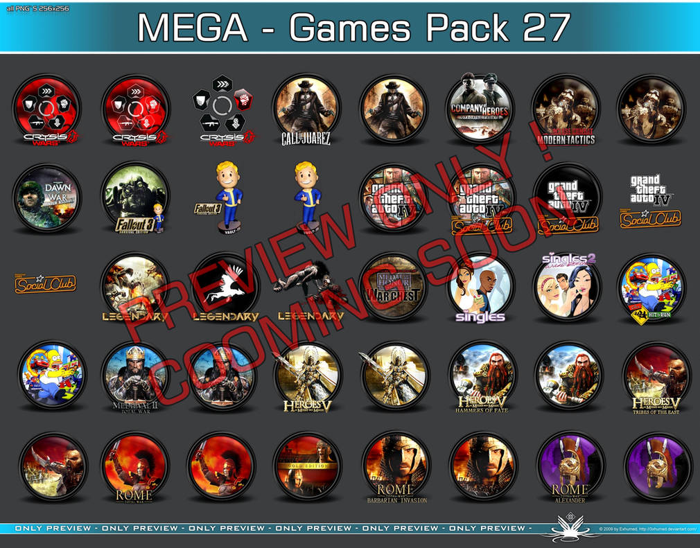Mega GamesPack 27 preview by 3xhumed on DeviantArt
