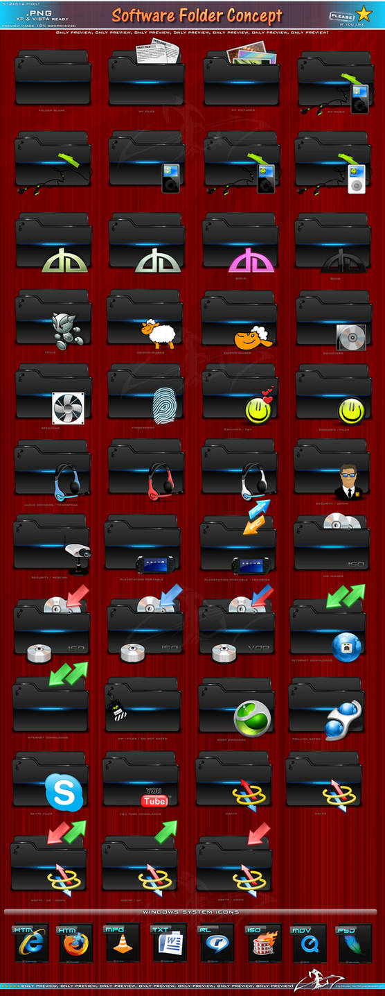 Software Folder Concept by 3xhumed on DeviantArt