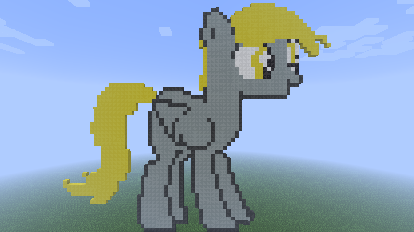 Minecraft Pixel Art- Derpy Hooves